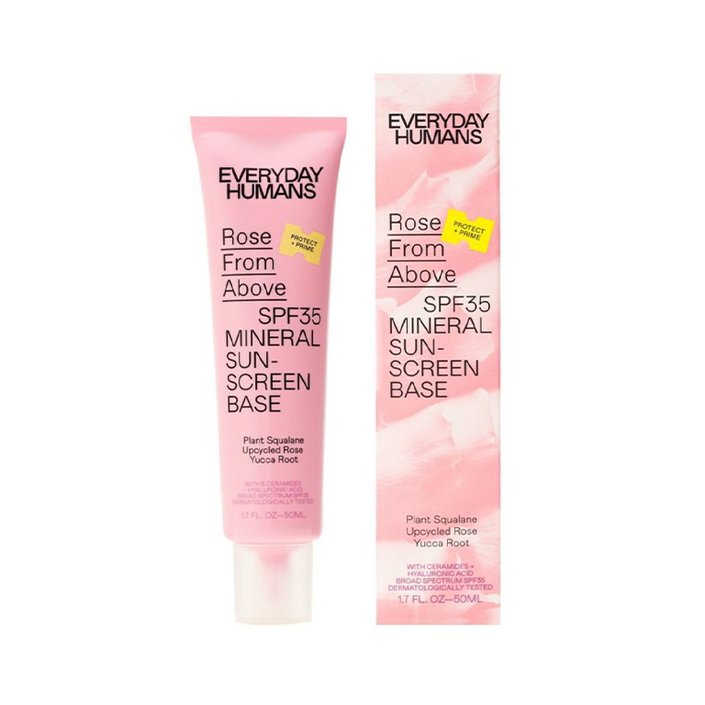 Everyday Humans Rose From Above Mineral Sunscreen Base