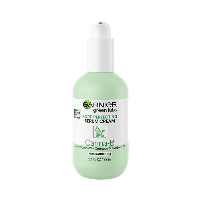 Garnier Green Labs Canna-B Pore Perfecting 3 in 1 Serum Cream with Niacinamide + Cannabis Sativa Seed Oil